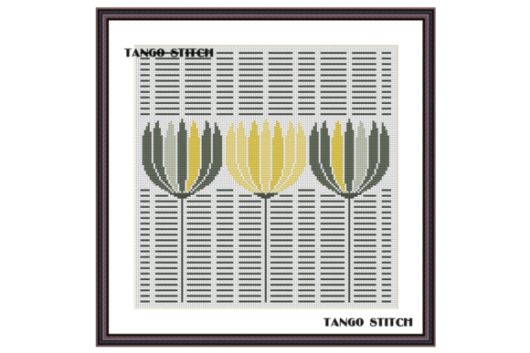 Abstract Flowers Geometric Embroidery Review