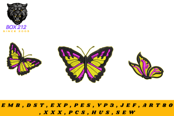 Butterflies Digital Embroidery Design Review