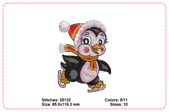 Christmas Penguin Embroidery Designs Review