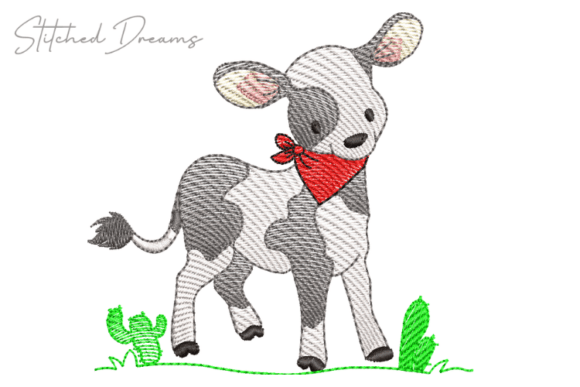 Cute Cow Digital Embroidery Design Review