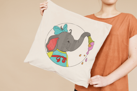 Cute Elephant Digital Embroidery Design Review