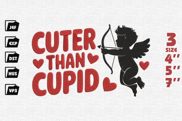 Cuter Than Cupid Embroidery Review