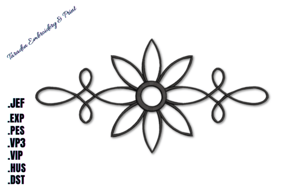 Flower Swirl Machine Embroidery Design Review