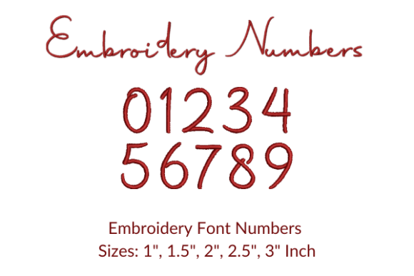 Haglos Number Fonts Embroidery Design Review