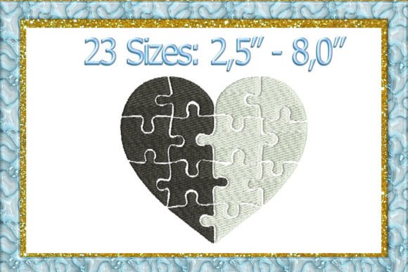 Heart Puzzled Embroidery Review