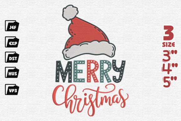 Ho Ho Ho Merry Christmas Embroidery Review