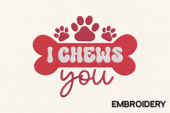 I Chews You Valentine Embroidery Design Review