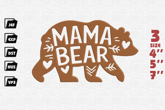 Mama Bear Love Embroidery Review for Holiday Sales