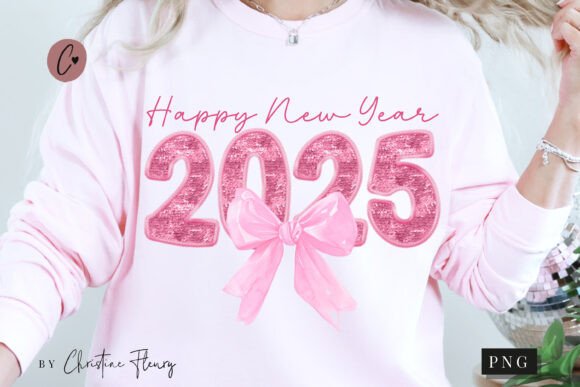 Pink Coquette Embroidery New Year Png Review
