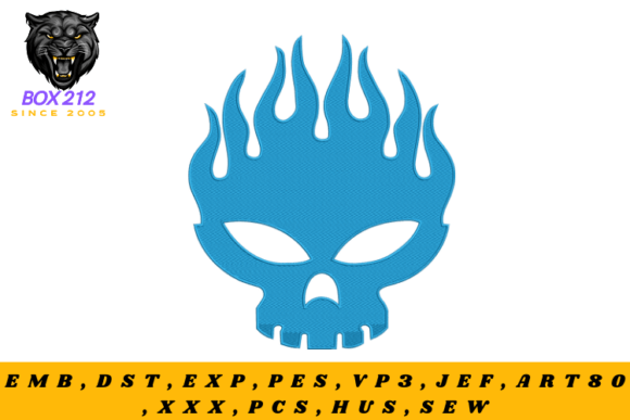 Scary Face Digital Embroidery Design Review